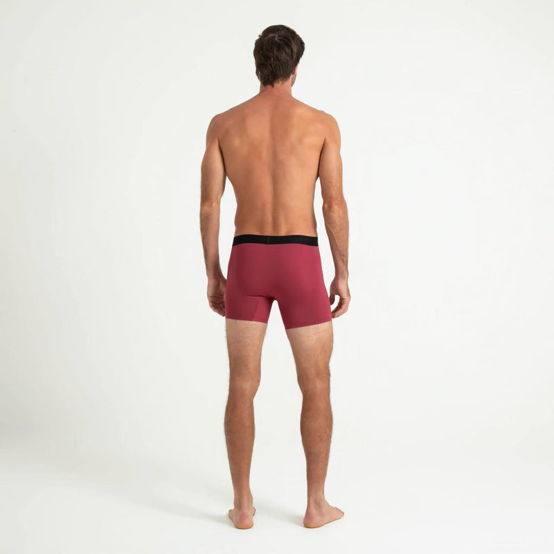 Cueca Boxer Esportiva Microfibra Vinho